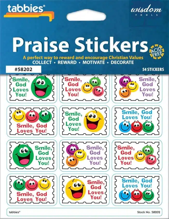 Praise Stickers: Smiley