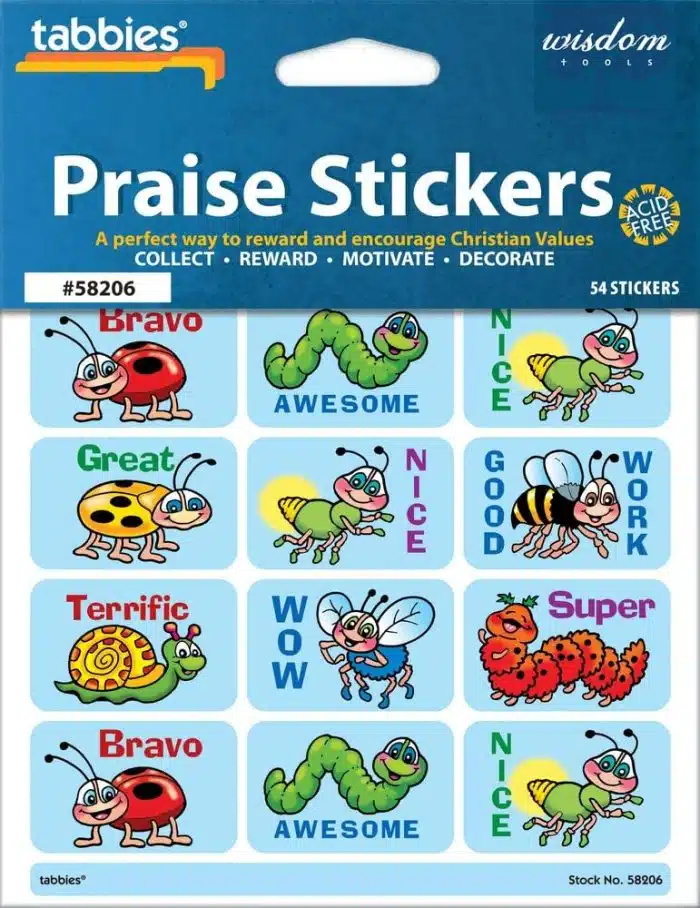 Praise Stickers: Merit