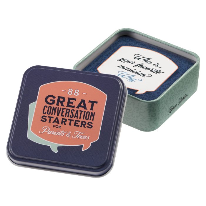 88 Conversation Starters For Parents And Teens (Cards In Tin)