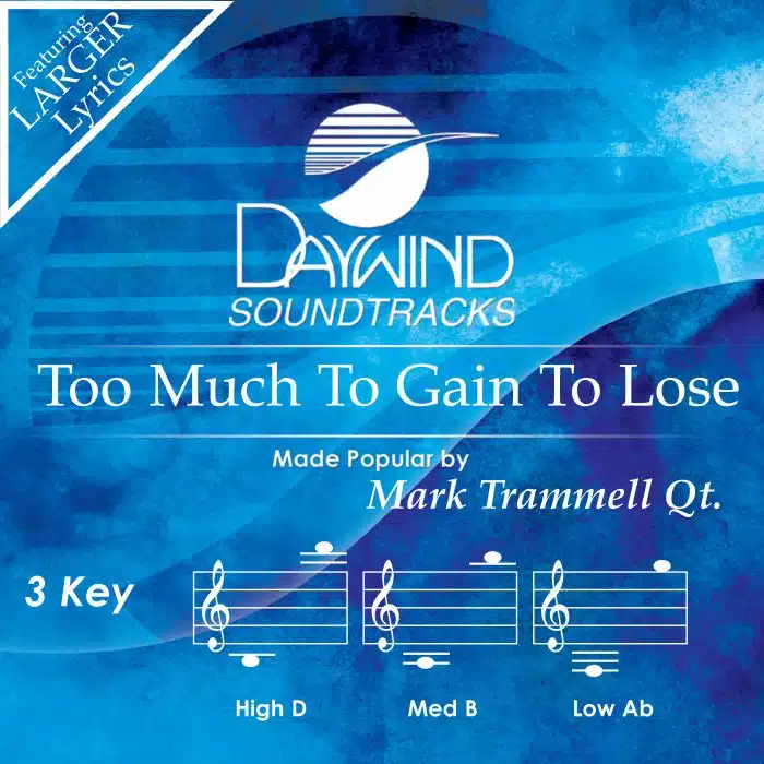 Too Much To Gain To Lose - Mark Trammel Quartet