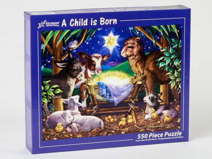 A Child is Born Christmas Jigsaw Puzzle (550 PC)
