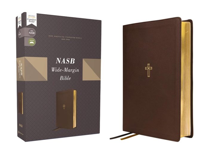 NASB Wide Margin Bible (Brown)