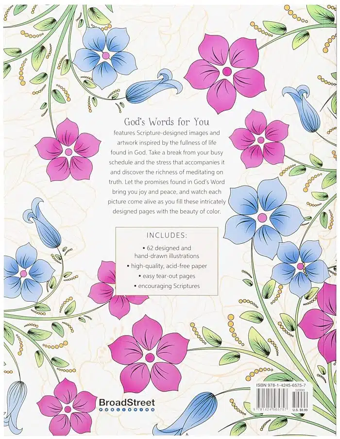 Coloring: God's Words For You - Image 2