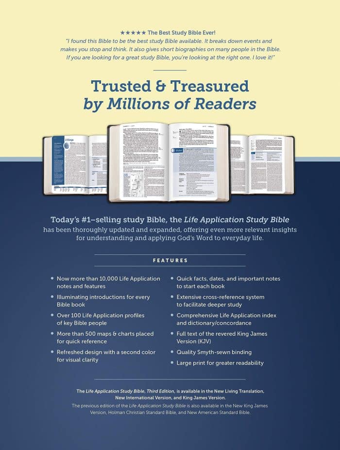 KJV Life Application Study Bible 3rd Edition (Large Print) - Image 2