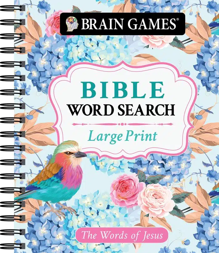 Large Print Bible Word Search: The Words of Jesus - Brain Games