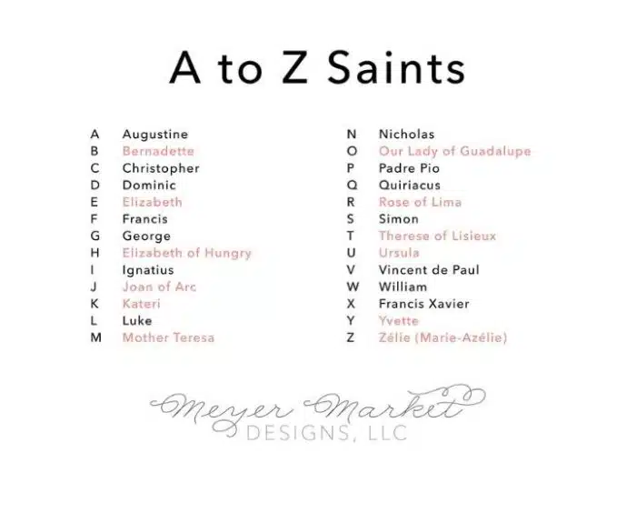 Saint ABC Pillow Cover - Image 2