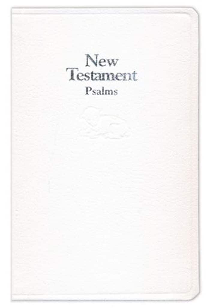 KJV Baby's New Testament and Psalms: Leather | White